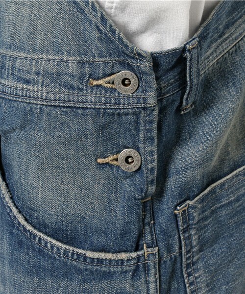 Johnbull Private labo（ジョンブルプライベートラボ）の「デニムオーバーオール（サロペット/オーバーオール・メンズ・ブルー系その他・MEDIUM/LARGE/SMALL）」の8枚目の写真