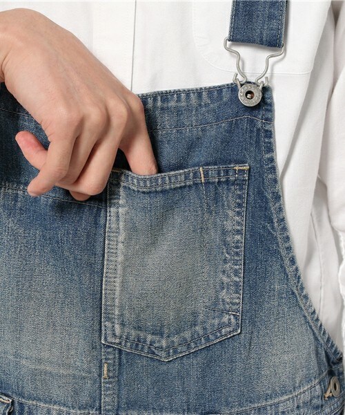 Johnbull Private labo（ジョンブルプライベートラボ）の「デニムオーバーオール（サロペット/オーバーオール・メンズ・ブルー系その他・MEDIUM/LARGE/SMALL）」の6枚目の写真