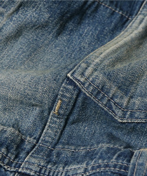 Johnbull Private labo（ジョンブルプライベートラボ）の「デニムオーバーオール（サロペット/オーバーオール・メンズ・ブルー系その他・MEDIUM/LARGE/SMALL）」の15枚目の写真