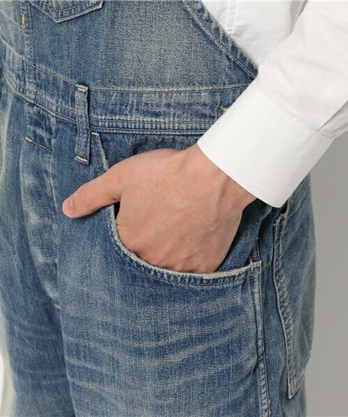 Johnbull Private labo（ジョンブルプライベートラボ）の「デニムオーバーオール（サロペット/オーバーオール・メンズ・ブルー系その他・MEDIUM/LARGE/SMALL）」の7枚目の写真