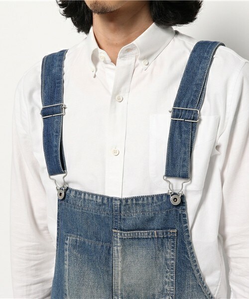 Johnbull Private labo（ジョンブルプライベートラボ）の「デニムオーバーオール（サロペット/オーバーオール・メンズ・ブルー系その他・MEDIUM/LARGE/SMALL）」の5枚目の写真