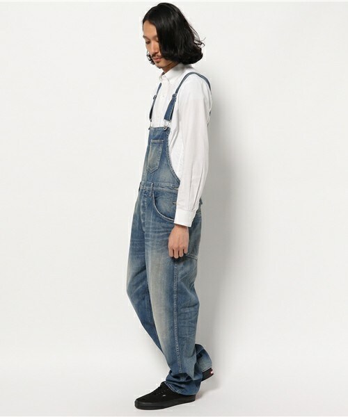 Johnbull Private labo（ジョンブルプライベートラボ）の「デニムオーバーオール（サロペット/オーバーオール・メンズ・ブルー系その他・MEDIUM/LARGE/SMALL）」の3枚目の写真