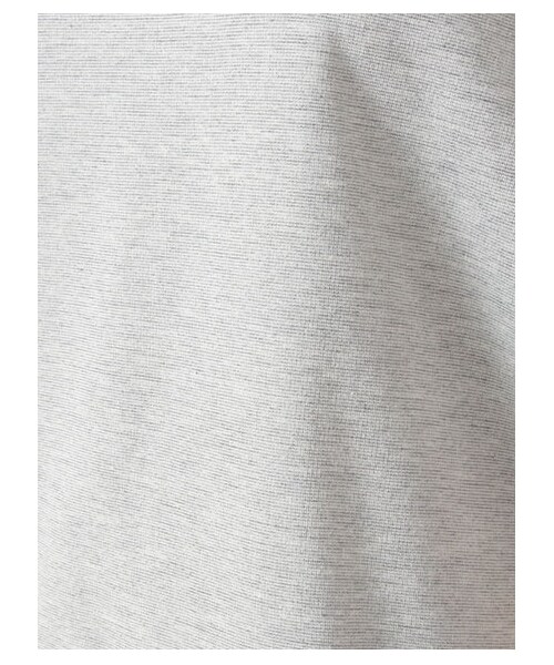 earth music&ecology（アースミュージックアンドエコロジー）の「襟ぐりタックビジュープルオーバー（トップス・レディース・オフホワイト/杢ライトグレー/ネイビー・F）」の9枚目の写真