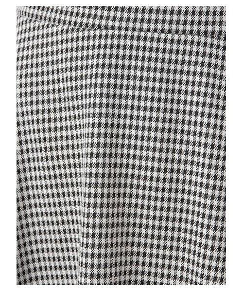 earth music&ecology（アースミュージックアンドエコロジー）の「ギンガムミモレ（スカート・レディース・ブラック・XS/L）」の5枚目の写真