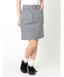 earth music&ecology | ベルト付きデニムタイトスカート(スカート)