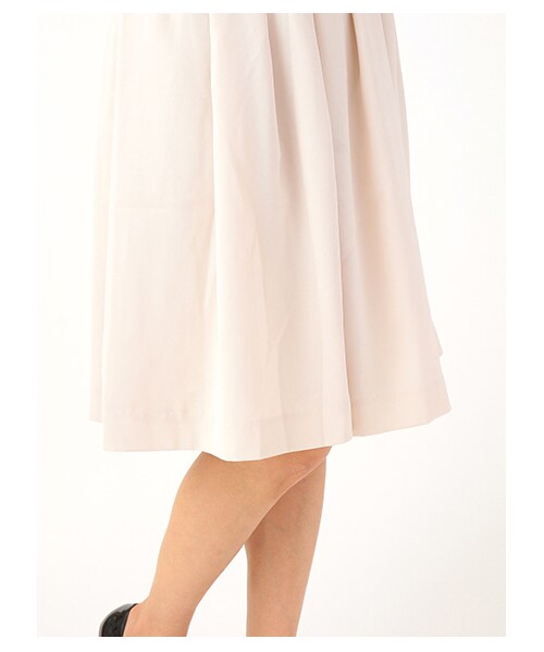 earth music&ecology（アースミュージックアンドエコロジー）の「ミディタックキュロットパンツ（パンツ・レディース・オフホワイト/ブラック/ベージュ/ブルー/ネイビー・F）」の10枚目の写真