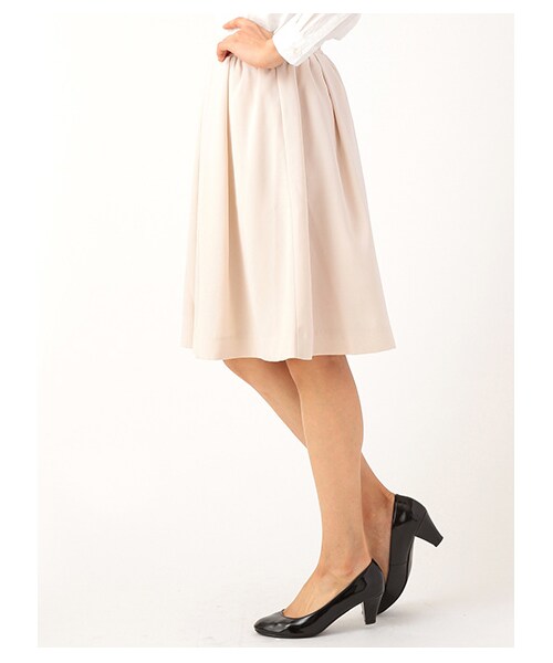 earth music&ecology（アースミュージックアンドエコロジー）の「ミディタックキュロットパンツ（パンツ・レディース・オフホワイト/ブラック/ベージュ/ブルー/ネイビー・F）」の7枚目の写真