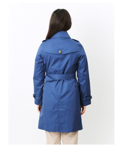 earth music&ecology(アースミュージックアンドエコロジー)の「ロングトレンチコート(ジャケット/アウター・レディース・ベージュ/イエロー/サックスブルー/ロイヤルブルー/ネイビー・S/M)」の8枚目の写真