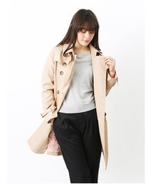 earth music&ecology | ロングトレンチコート(ジャケット/アウター)