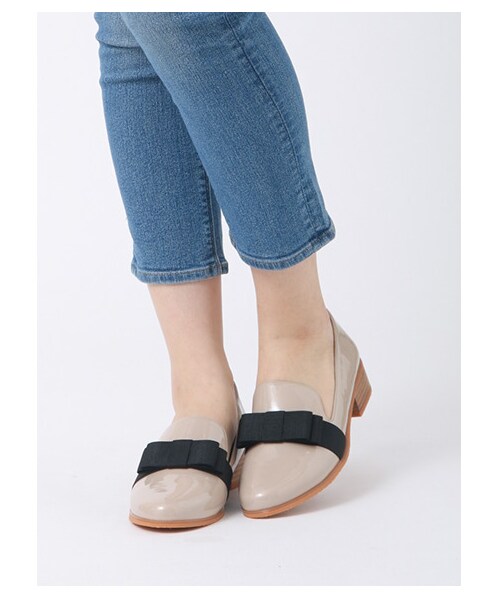 earth music&ecology（アースミュージックアンドエコロジー）の「リボンシューズ（シューズ・レディース・ブラック/ベージュ・34/35/36/37/38/39/40/41/42）」の9枚目の写真