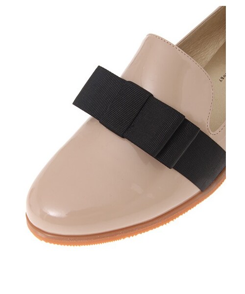 earth music&ecology（アースミュージックアンドエコロジー）の「リボンシューズ（シューズ・レディース・ブラック/ベージュ・34/35/36/37/38/39/40/41/42）」の7枚目の写真