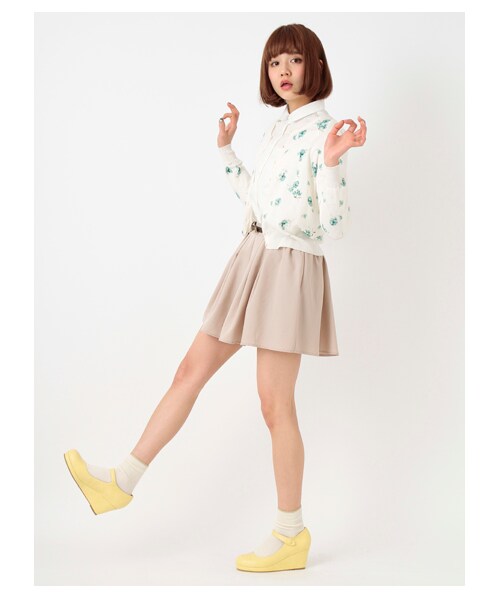 earth music&ecology（アースミュージックアンドエコロジー）の「ストラップウエッジシューズ（シューズ・レディース・ブラック/ライトピンク/ライトイエロー/キャメル/ミント・22.5cm/23cm/23.5cm/24cm/24.5cm）」の13枚目の写真