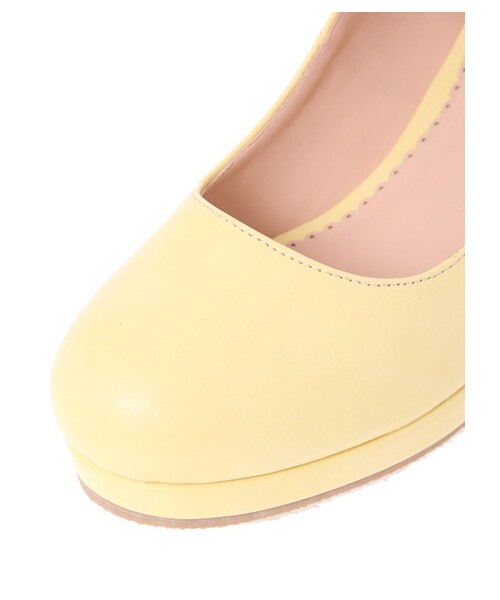 earth music&ecology（アースミュージックアンドエコロジー）の「ストラップウエッジシューズ（シューズ・レディース・ブラック/ライトピンク/ライトイエロー/キャメル/ミント・22.5cm/23cm/23.5cm/24cm/24.5cm）」の11枚目の写真