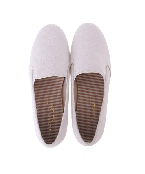 earth music&ecology（アースミュージックアンドエコロジー）の「＜WEB限定大きな・小さなサイズ＞パイルスリッポンシューズ（シューズ・レディース・ホワイト/グレー/ネイビー・25cm）」の7枚目の写真