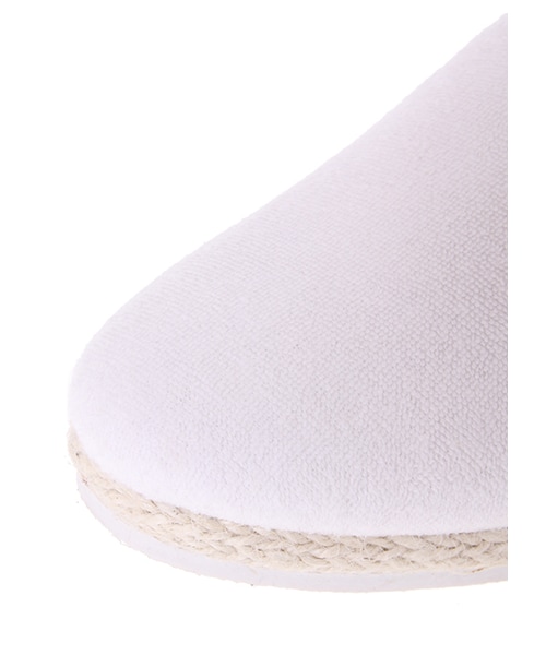 earth music&ecology（アースミュージックアンドエコロジー）の「＜WEB限定大きな・小さなサイズ＞パイルスリッポンシューズ（シューズ・レディース・ホワイト/グレー/ネイビー・25cm）」の9枚目の写真