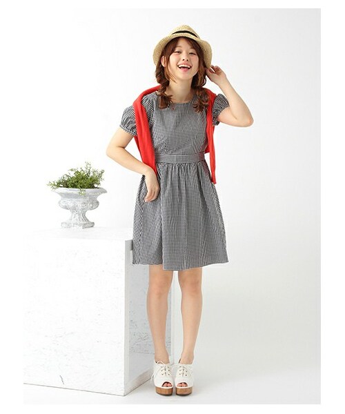 Earth Music Ecology アースミュージックアンドエコロジー の ギンガムチェックワンピース ワンピース ドレス Wear