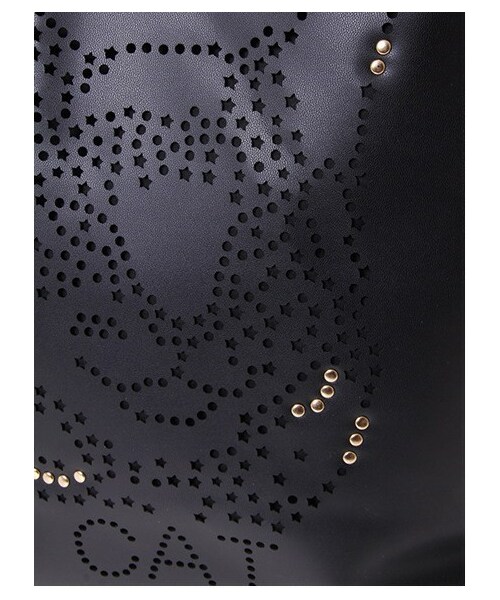 Green Parks fuuwa（グリーンパークスフーワ）の「・ネコパンチングトート（財布/小物・レディース・ブラック/キャメル・F）」の8枚目の写真