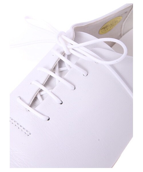 Samansa Mos2(サマンサ モスモス)の「レザーレースアップシューズ 1804434-21-11-13(シューズ・レディース・オフホワイト/ブラック・M/L)」の7枚目の写真