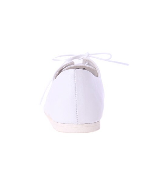 Samansa Mos2(サマンサ モスモス)の「レザーレースアップシューズ 1804434-21-11-13(シューズ・レディース・オフホワイト/ブラック・M/L)」の5枚目の写真