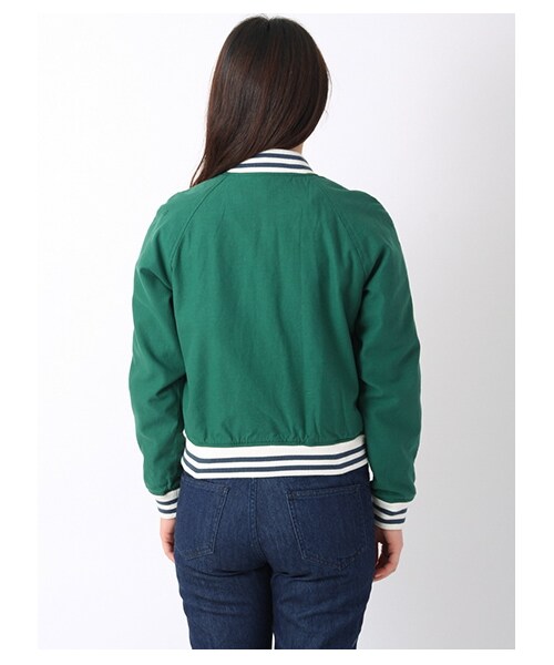 ehka sopo（エヘカソポ）の「ラインリブブルゾン 1301058-12-13-11（ジャケット/アウター・レディース・アイボリー/グリーン/ネイビー・M）」の6枚目の写真