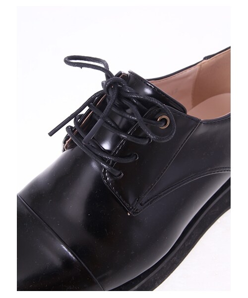 ehka sopo（エヘカソポ）の「レースアップシューズ 1804742-12-13-13（シューズ・レディース・ブラック/ダークブラウン・M/L）」の7枚目の写真