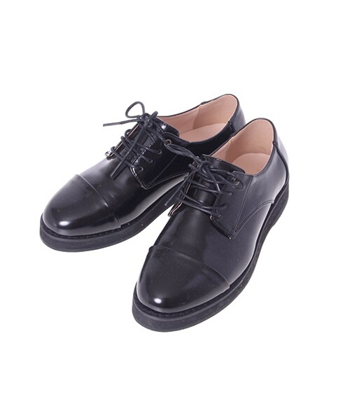 ehka sopo（エヘカソポ）の「レースアップシューズ 1804742-12-13-13（シューズ・レディース・ブラック/ダークブラウン・M/L）」の3枚目の写真
