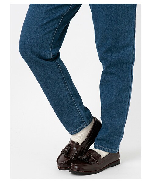 ehka sopo（エヘカソポ）の「フリンジローファー 1804743-12-13-13（シューズ・レディース・ブラック/ダークブラウン・M/L）」の10枚目の写真