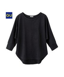 GU | （GU）ドルマンライトスウェット（７分袖）(トップス)