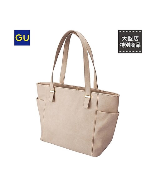 GU（ジーユー）の「（GU）サイドポケットトートバッグ（WOMEN