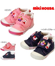 MIKI HOUSE | 【ミキハウス】イチゴ狩り♪うさこセカンドベビーシューズ(ベビーシューズ/ベビーソックス)
