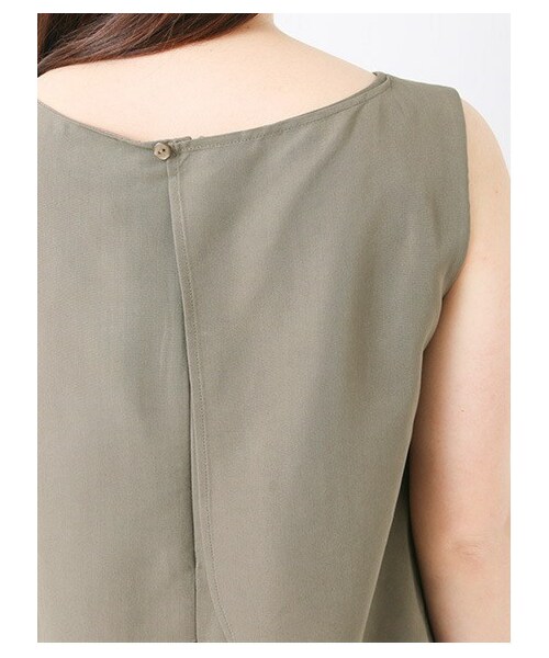 Te chichi(テチチ)の「サロペットパンツ 1401417-21-12-11(オールインワン・サロペット・レディース・ブラック/ベージュ/モカ・M)」の9枚目の写真