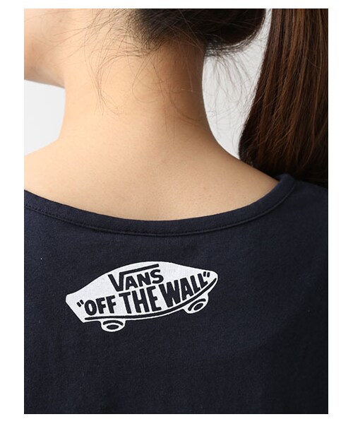 E hyphen world gallery（イーハイフンワールドギャラリー）の「・VANS 3ロゴTシャツ（トップス・レディース・オフホワイト/杢グレー/ネイビー・F）」の7枚目の写真