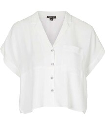 TOPSHOP | Slouchy short sleeve shirt(シャツ/ブラウス)