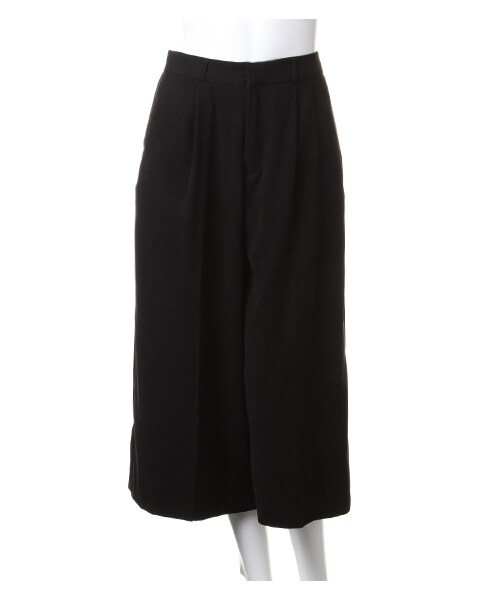 INGNI（イング）の「スウェードガウチョ／パンツ（パンツ・レディース・ｸﾛ/ﾍﾞｰｼﾞｭ/ｷｬﾒﾙ・M）」の9枚目の写真