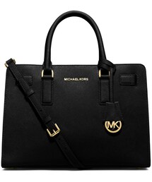 MICHAEL KORS | MICHAEL Michael Kors Dillon East-West Saffiano Satchel Bag, Black(ショルダーバッグ)