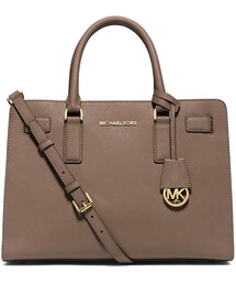 MICHAEL KORS | MICHAEL Michael Kors Dillon East-West Saffiano Satchel Bag, Dark Dune(ショルダーバッグ)