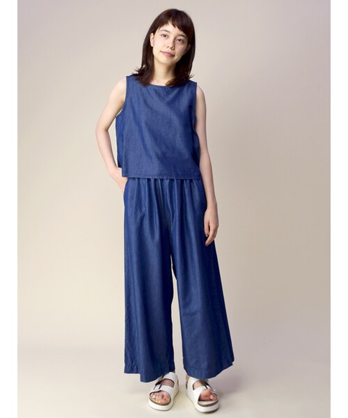 w closet（ダブルクローゼット）の「テンセルデニムセットアップ
