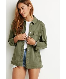 FOREVER 21 | カラーボタンダウンジャケット(ジャケット/アウター)