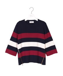 Mila Owen | ミラノリブ太ボーダープルオーバー(トップス)