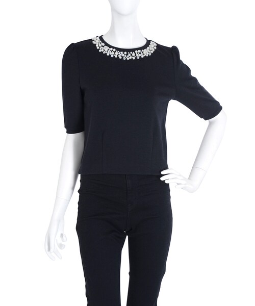 dazzlin（ダズリン）の「【W】襟パールトップス（）」 - WEAR