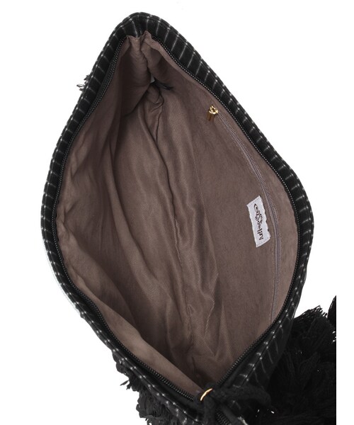 merry jenny（メリージェニー）の「【casselini】スターフリンジバッグ（バッグ・レディース・オフホワイト/ブラック・F）」の7枚目の写真