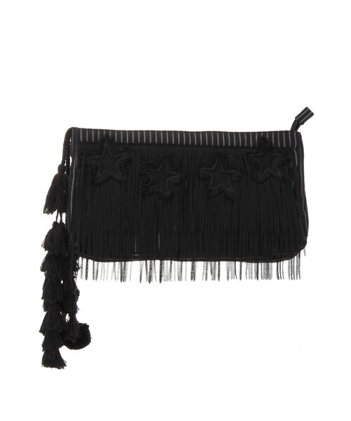 merry jenny（メリージェニー）の「【casselini】スターフリンジバッグ（バッグ・レディース・オフホワイト/ブラック・F）」の10枚目の写真
