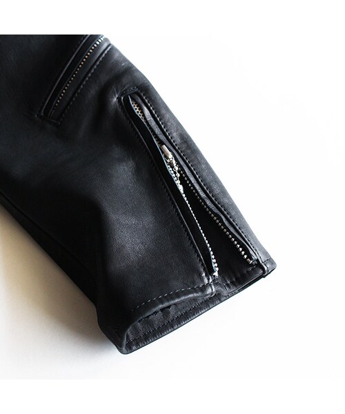 SASQUATCHfabrix.（サスクワァッチファブリックス）の「Noneck Riders JKT（ジャケット/アウター・Black・M）」の9枚目の写真