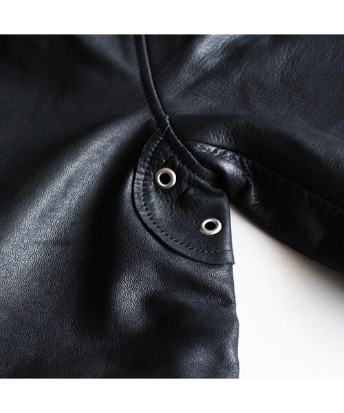 SASQUATCHfabrix.（サスクワァッチファブリックス）の「Noneck Riders JKT（ジャケット/アウター・Black・M）」の10枚目の写真