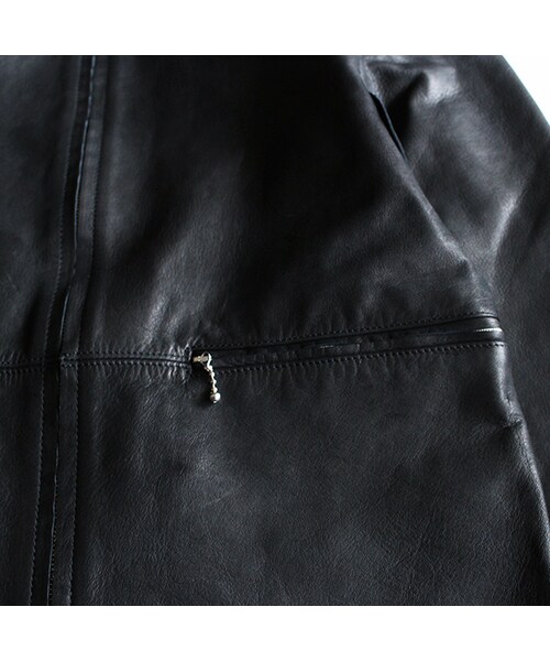 SASQUATCHfabrix.（サスクワァッチファブリックス）の「Noneck Riders JKT（ジャケット/アウター・Black・M）」の5枚目の写真