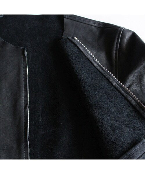 SASQUATCHfabrix.（サスクワァッチファブリックス）の「Noneck Riders JKT（ジャケット/アウター・Black・M）」の11枚目の写真