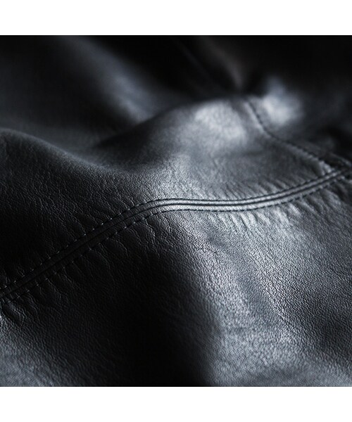 SASQUATCHfabrix.（サスクワァッチファブリックス）の「Noneck Riders JKT（ジャケット/アウター・Black・M）」の13枚目の写真