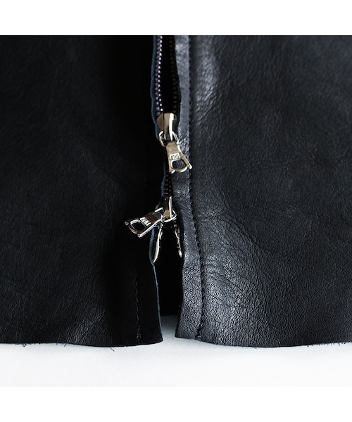 SASQUATCHfabrix.（サスクワァッチファブリックス）の「Noneck Riders JKT（ジャケット/アウター・Black・M）」の6枚目の写真