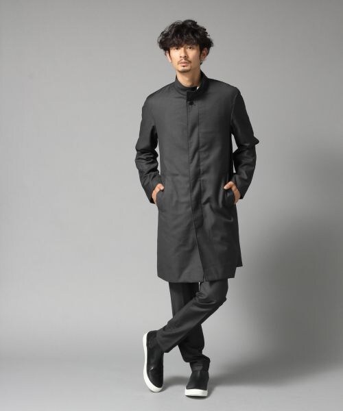 BLISS POINT（ブリスポイント）の「TRスタンドコート（ジャケット/アウター・メンズ・チャコールグレー/ベージュ・M/L）」の4枚目の写真