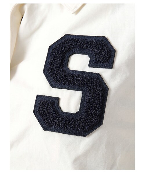 E hyphen world gallery(イーハイフンワールドギャラリー)の「Sワッペンコーチジャケット(ジャケット/アウター・レディース・レッド/グリーン/ネイビー・F)」の10枚目の写真